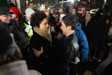 Ponad 100 byłych białoruskich więźniów politycznych przybyło z Ukrainy do Warszawy