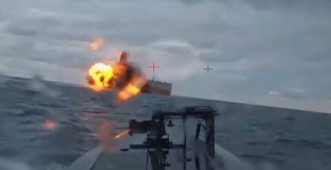 Drony morskie trafiły w dziesiątkę! Był wart 30 mln dolarów