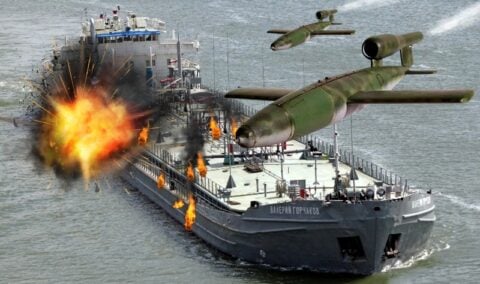 Trafiony tankowiec tonie pod Rostowem! To nie były zwykłe drony