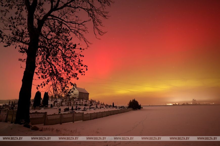 Zorza polarna. Fot. belta.by
