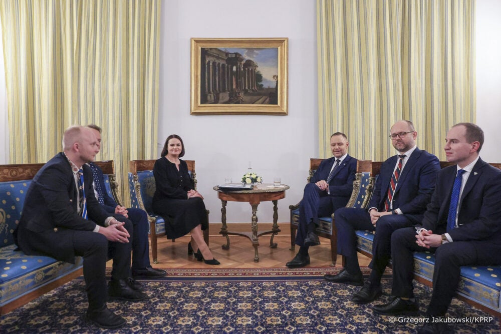 Świąteczno-noworoczne spotkanie z przedstawicielami społeczności białoruskiej. Fot: Grzegorz Jakubowski/KPRP