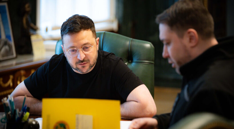 Wołodymyr Zełenski i Kyryło Budanow. Fot: x.com/ZelenskyyUa