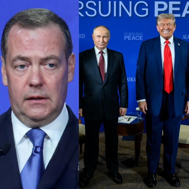 Miedwiediew, Putin i Trump