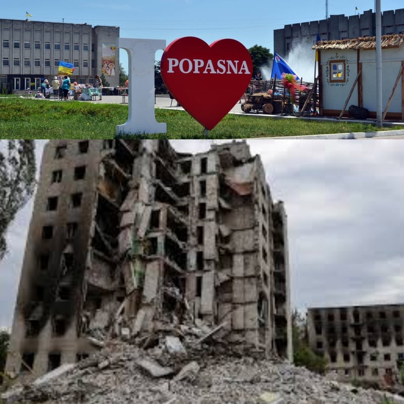 Popasna przed i w czasie rosyjskiej okupacji