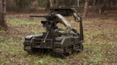 Ukraiński Terminator gąsienicowy przez półtora miesiąca samodzielnie bronił wysuniętej pozycji