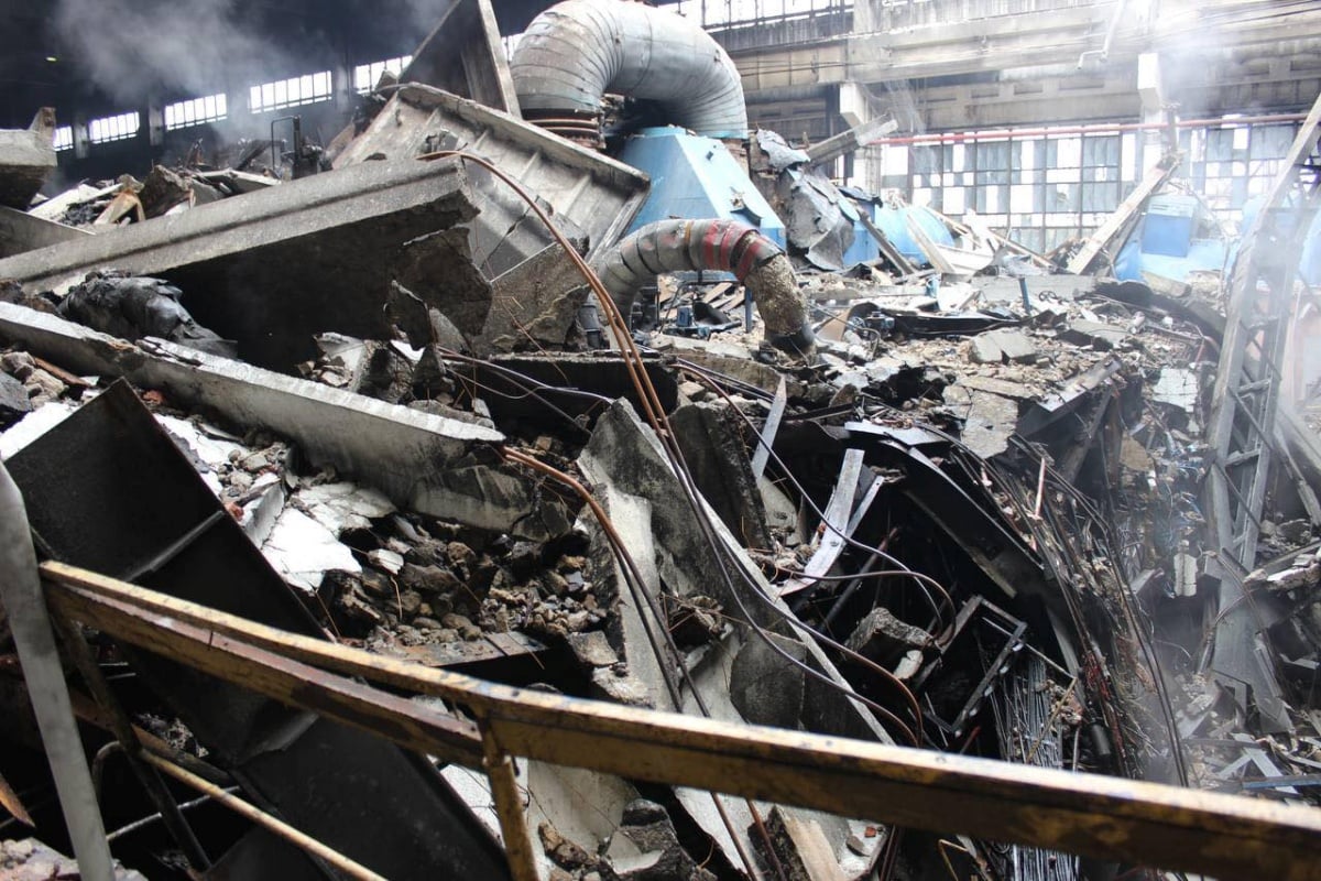 Zniszczona przez Rosjan ukraińska infrastruktura energetyczna