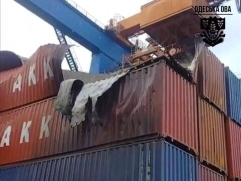 Rosyjskie naloty na porty nad Morzem Czarnym mocno nadszarpnęły możliwości eksportowe Ukrainy