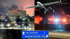 Wielka łuna nad wylęgarnią dronów! Groźne pisklęta poszły z dymem (WIDEO)