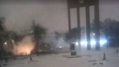 Propagandowy efekt? Rosja namierzyła pomnik Stepana Bandery we Lwowie (WIDEO)