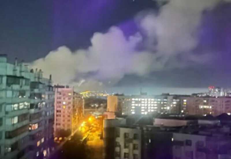 W Biełgorodzie słychać było eksplozje, a w powietrzu unosił się gęsty dym.Zdjęcie: Exilenova+ / Telegram
