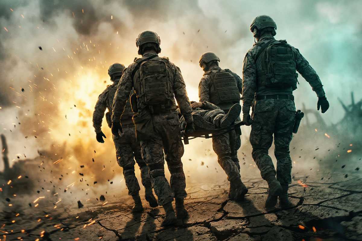 O 40% więcej nekrologów wojennych rok do roku