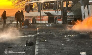 Rosyjscy okupanci zaatakowali autobus z górnikami. Zginęło kilkanaście osób