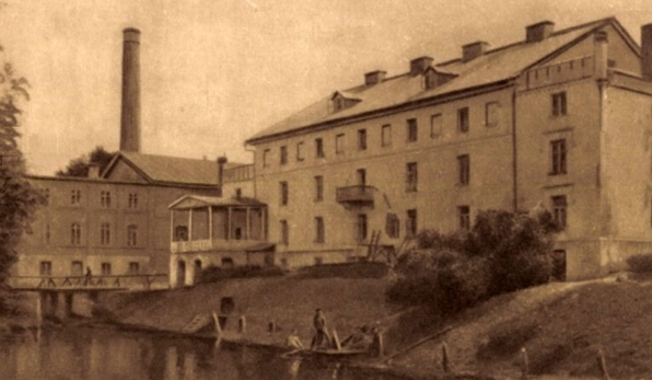 Porzecze. Widok pałacu od tyłu Jasiołdy, około 1915 rok, wikipedia.org