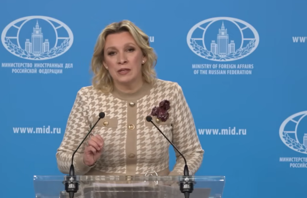 Maria Zacharowa 12.02.2026. Zdjęcie: PrtSc/ https://www.youtube.com/@midrftube