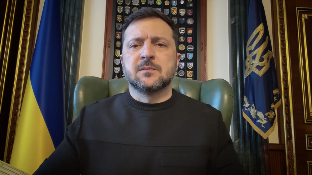 Prezydent Ukrainy Wołodymyr Zełenski