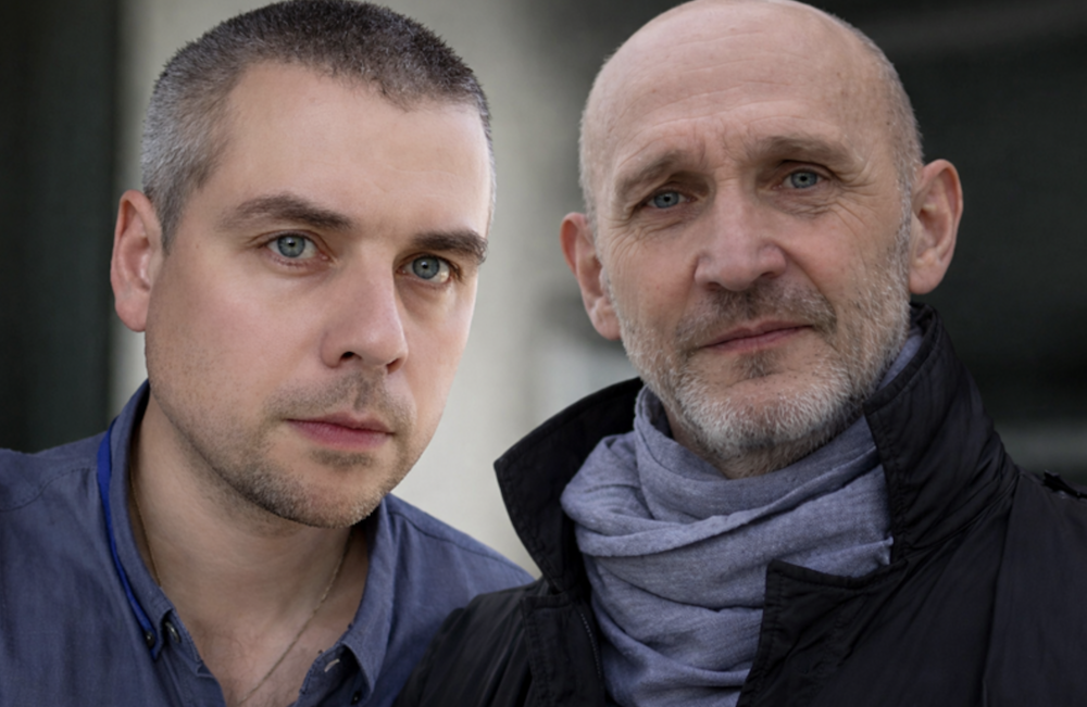 Uładzimir Janukiewicz i jego zastępca Andrej Pakałenko