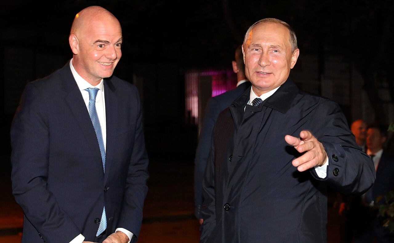 Infantino i Putin