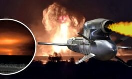 Trafili w strategiczny skład! Amunicja eksploduje, ewakuacja ludności (WIDEO)