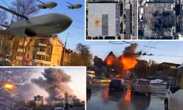 Groza runęła na Briańsk! Ulica - moment uderzenia. Skutki? 7 głowic po 500 kg... (WIDEO)