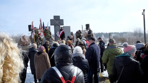 Pamięć, która zobowiązuje. W Hucie Pieniackiej uczczono 82. rocznicę zbrodni na polskiej ludności