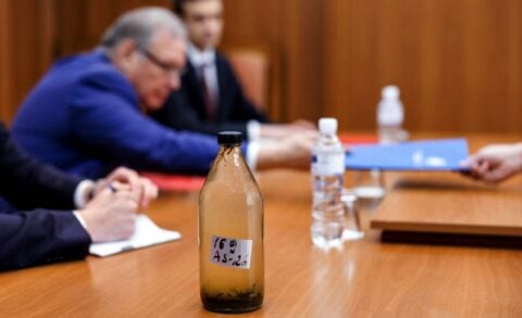 MSZ wezwało ambasadora Rosji i wręczyło mu butelkę wody