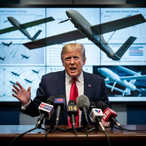 „O dronach wiemy wszystko”. Trump lekceważy pomoc Ukrainy