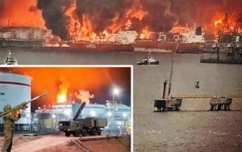 I jeszcze raz! Ukraińcy znów celnie uderzyli w główne terminale (WIDEO)