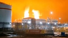 Drugi strategiczny terminal płonie! Są już nagrania (WIDEO)