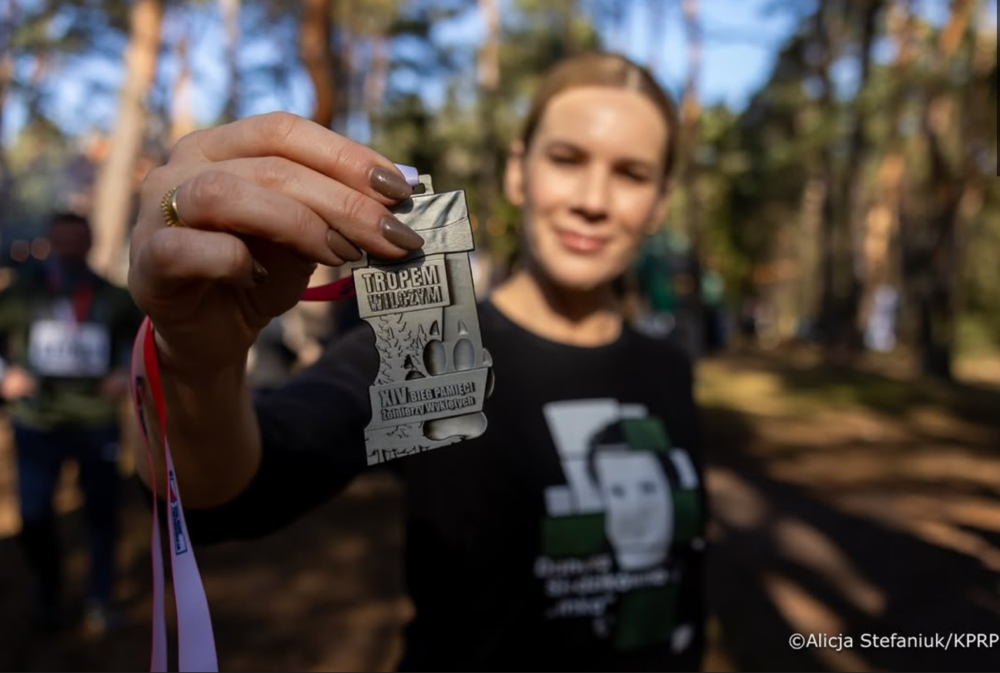 Marta Nawrocka wzięła udział w XIV edycji Tropem Wilczym. Fot: Alicja Stefaniuk KPRP