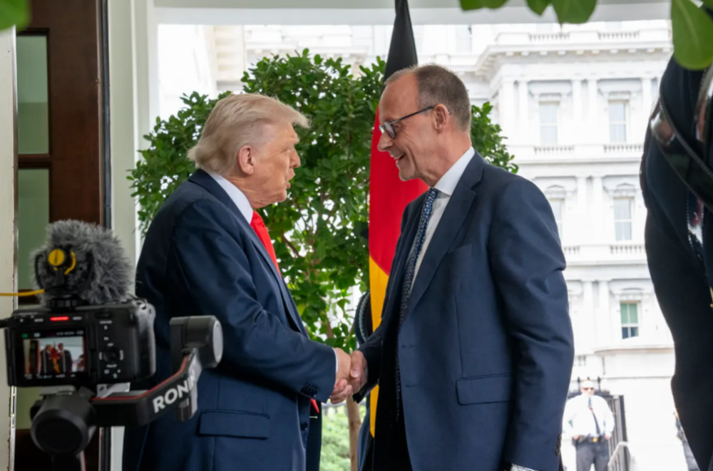 Friedrich Merz Donald Trump whitehouse