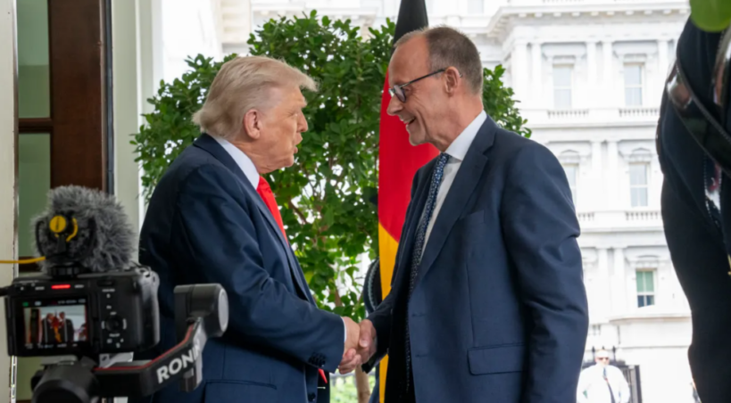 Friedrich Merz Donald Trump whitehouse