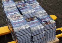 Podręczniki do historii Polski po ukraińsku. Fot: wroclaw.ipn.gov.pl