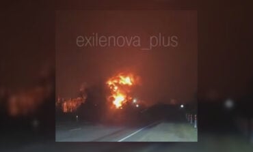 Łuna na rosyjskim niebie! Baza paliwowa znów w ogniu