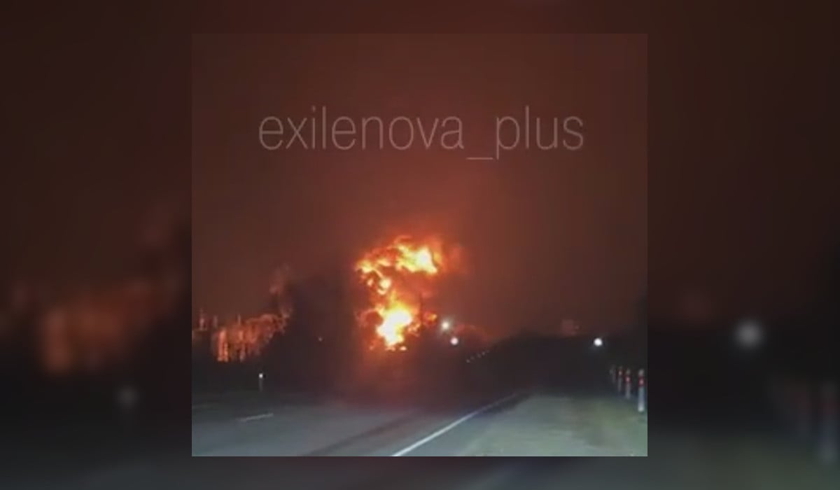 Atak na bazę paliwową w Kraju Krasnodarskim. 16 marca 2026