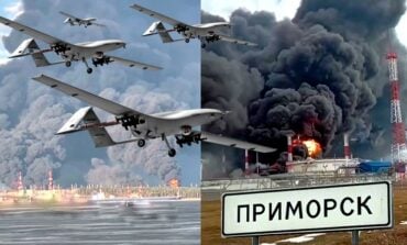 Płonie drugą dobę! Przeładunki: stop. Zyski z ropy poszły z dymem (WIDEO)