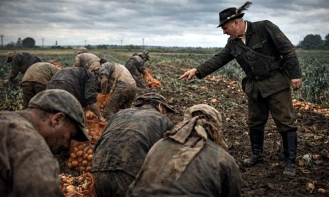 Więźniowie, marsz na pole! Macie robić na niemieckiego pana. Wniosek do Hagi