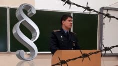Stanisław Kruk w czasie indoktrynacji studentów w 2020 roku