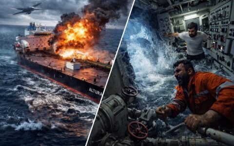 Drony uderzyły w tankowiec z ropą z Rosji! Woda wdziera się do maszynowni