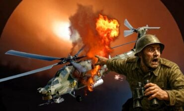 Strącili własny śmigłowiec! (WIDEO)