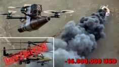 Śmiertelne ukąszenie! Śmigłowiec Ka-52 przegrał z dronem (WIDEO)