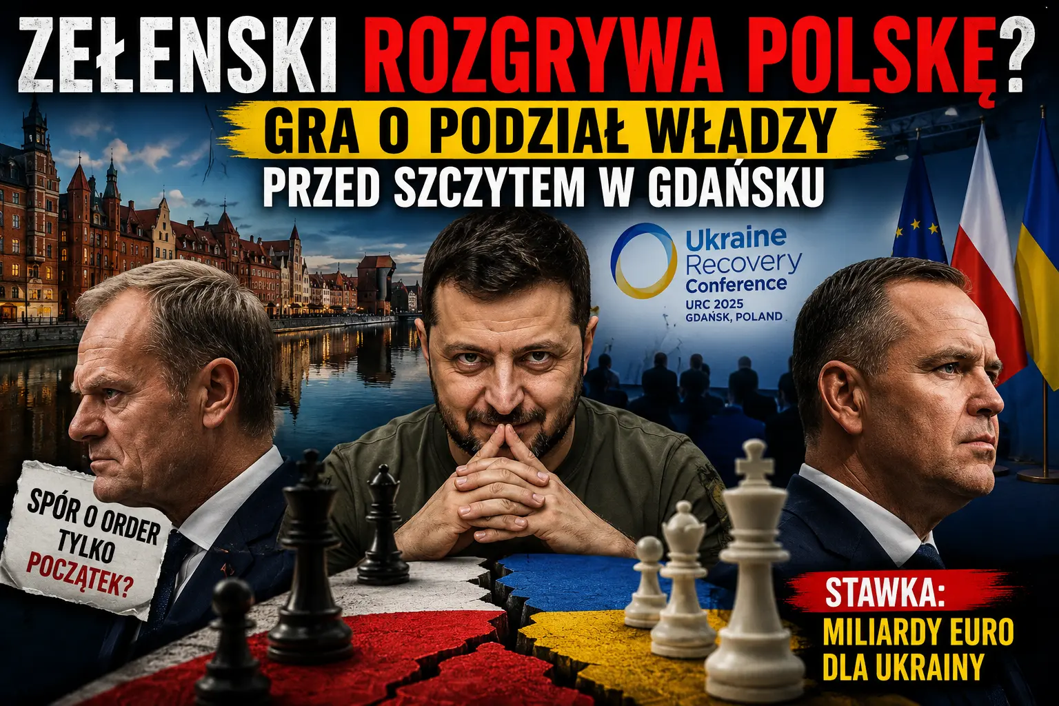 WP: Zełenski rozgrywa Polskę. Idzie o podział władzy