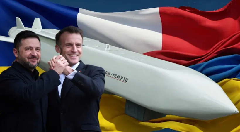 Zelenski Macron pocisk SCALP