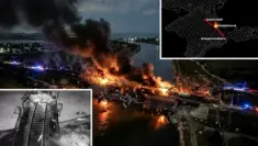 “Pierwszy poszedł!” Most na Krymie zniszczony (WIDEO)