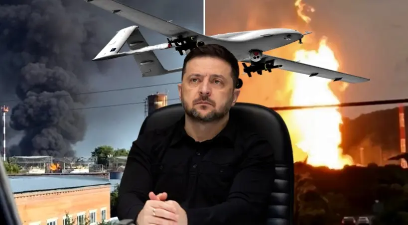 Zelenski ataki na sklady paliw Rosji