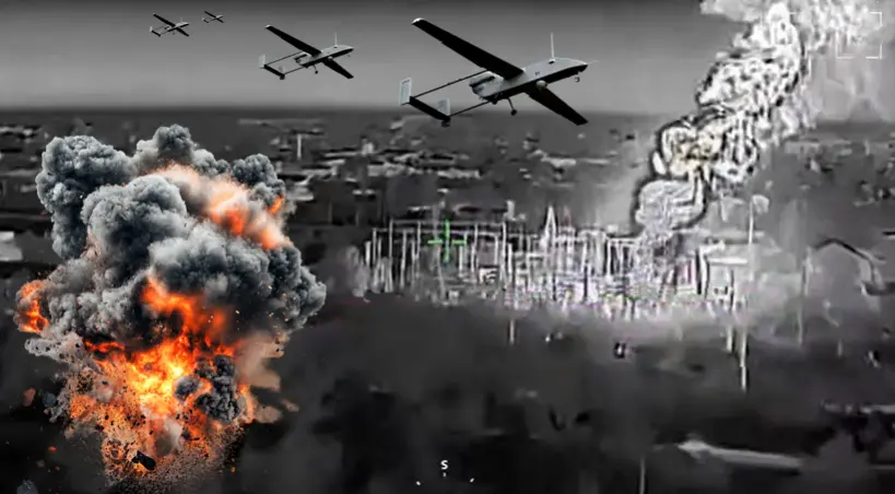 atak dronow na podstacje na Krymie