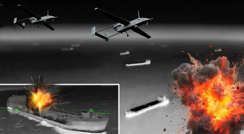 atak dronow na rosyjskie tankowce