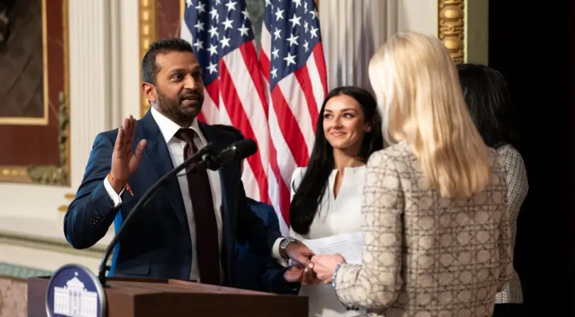 kash patel slubowanie