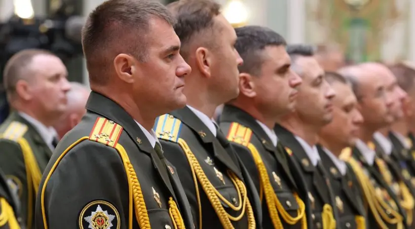 oficerowie białoruscy