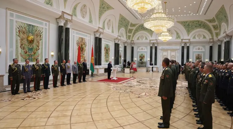 oficerowie białoruscy