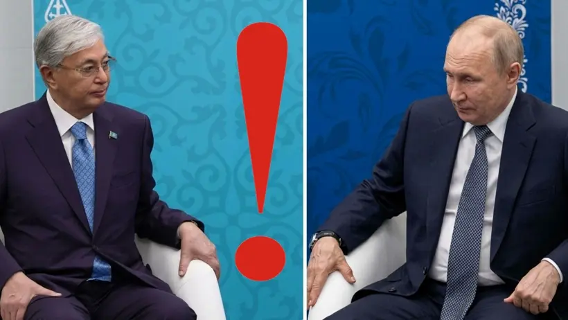 Putin słucha Tokajewa i ledwo tłumi wściekłość (WIDEO)
